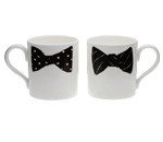 bow tie mug - black