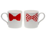 bow tie mug - red