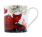 fox & cubs mug  