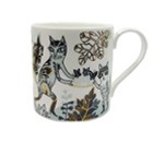 cats tea party mug