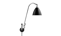 Gubi Bestlite BL6 Wall Lamp - Black / Chrome