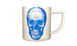 Blue Damask Mug