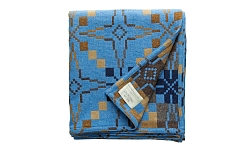 Vintage Star Throw - Blue