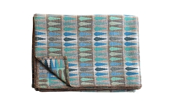 Chalk - Fern Turquoise Throw