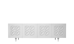 Fret Four Door Cabinet